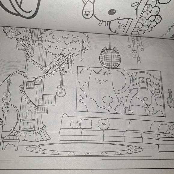 Gabbys Dollhouse Coloring Book w/ Stickers - Picture 8 of 9